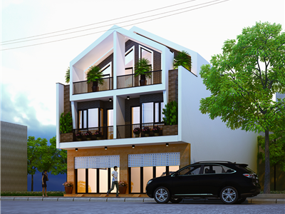 Thiết kế nhà ống 3 tầng hiện đại diện tích 5x20m tại Hải Phòng